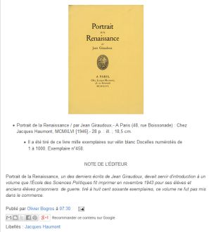 Portrait de la Renaissance